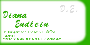 diana endlein business card